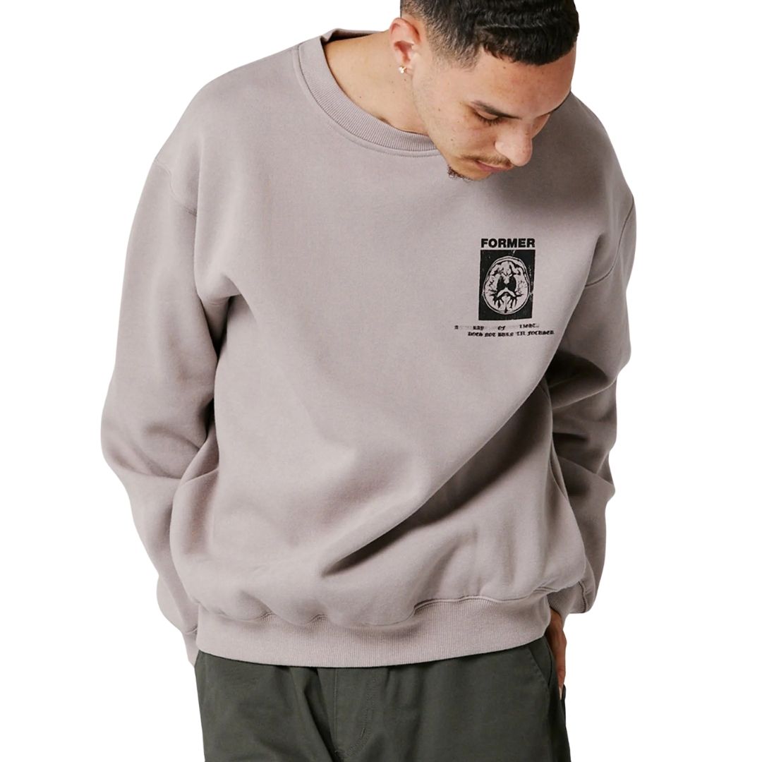 Former Brainscan Crew Neck - Mushroom