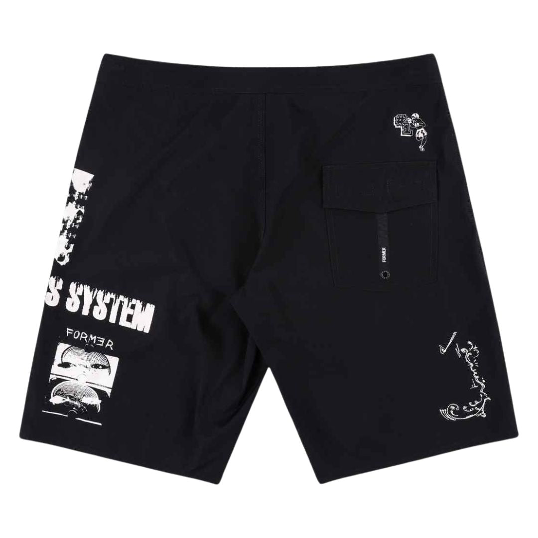 Former Mash 20" Boardshort - Black - back