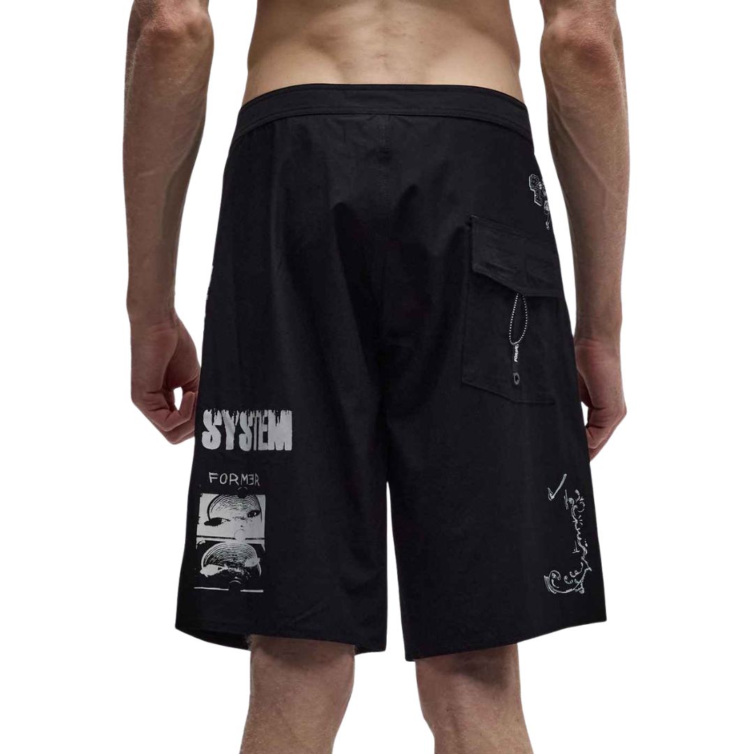Former Mash 20" Boardshort - Black - detail