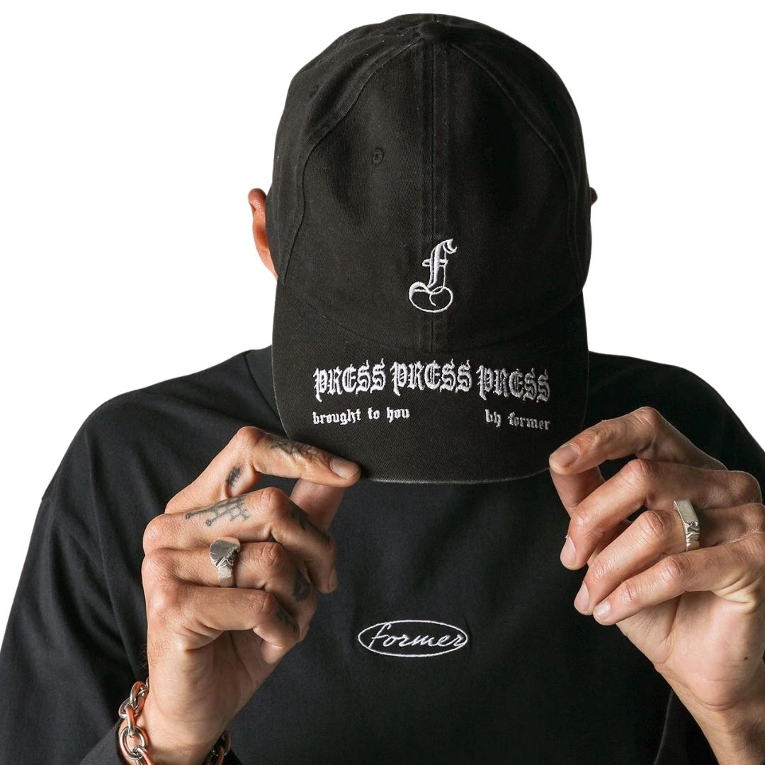 Former Press Press Press Cap - Black