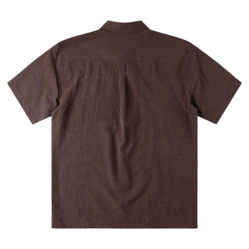 Vivian Check Short Sleeve Shirt - Brown
