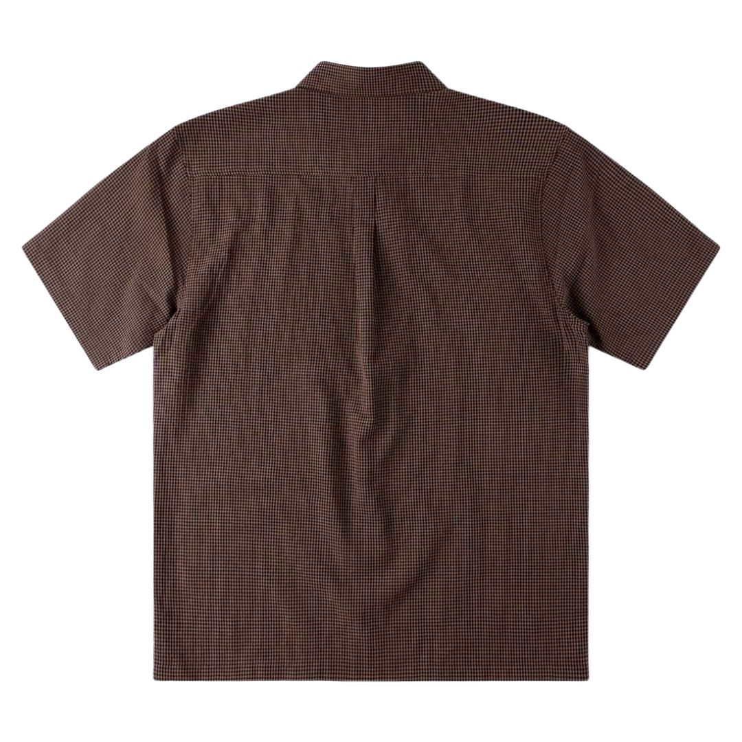 Vivian Check Short Sleeve Shirt - Brown