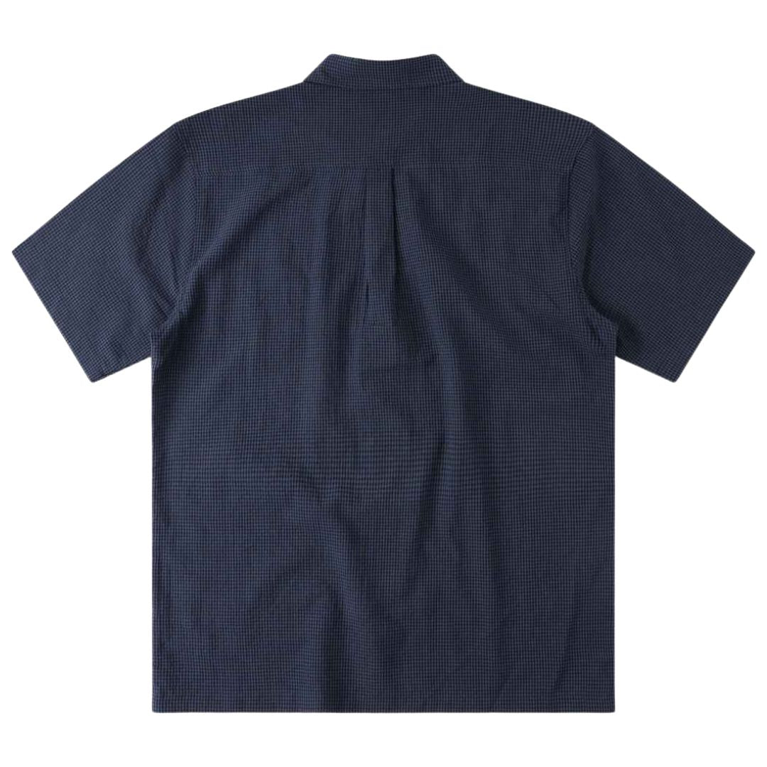 Vivian Check Short Sleeve Shirt - Navy