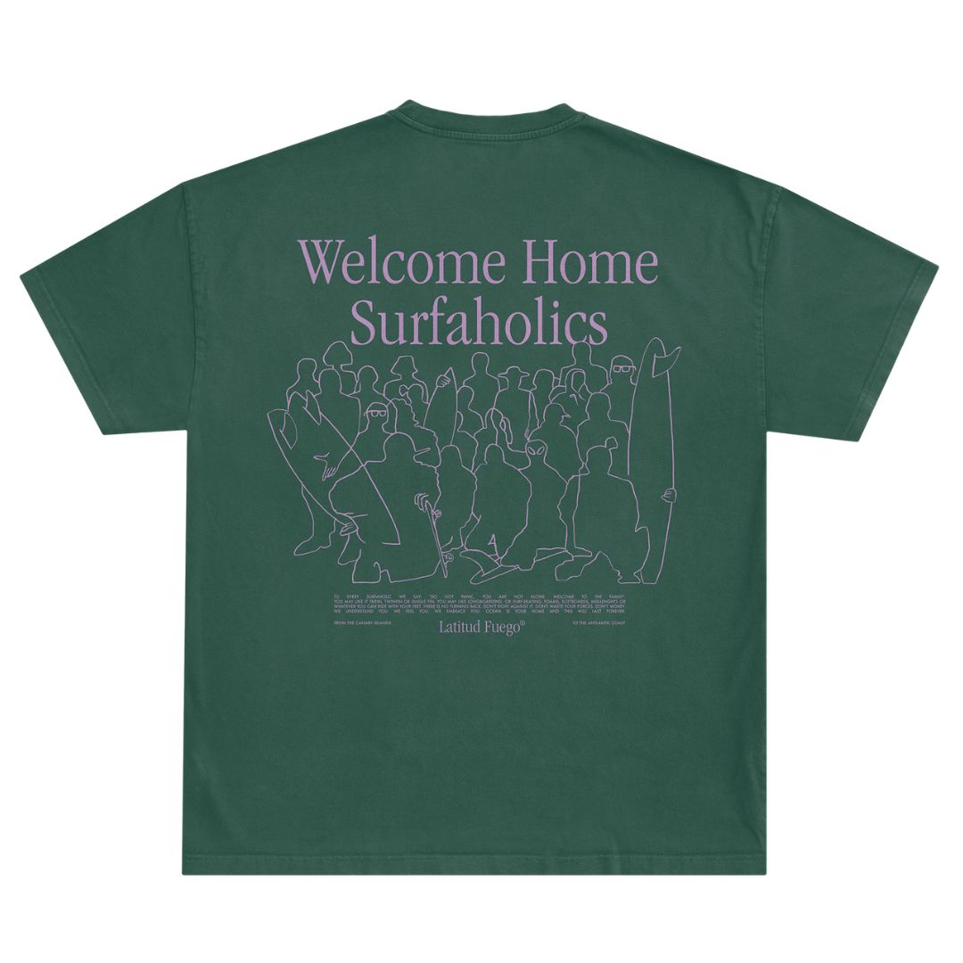 Latitud Fuego Not Alone T-Shirt Green — front view