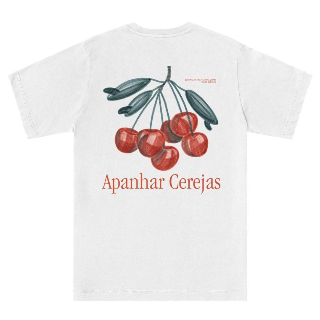 Latitud Fuego Cherries T-Shirt - Ecru