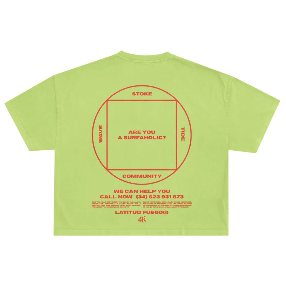 Latitud Fuego Wms Community Cropped T-Shirt - Apple