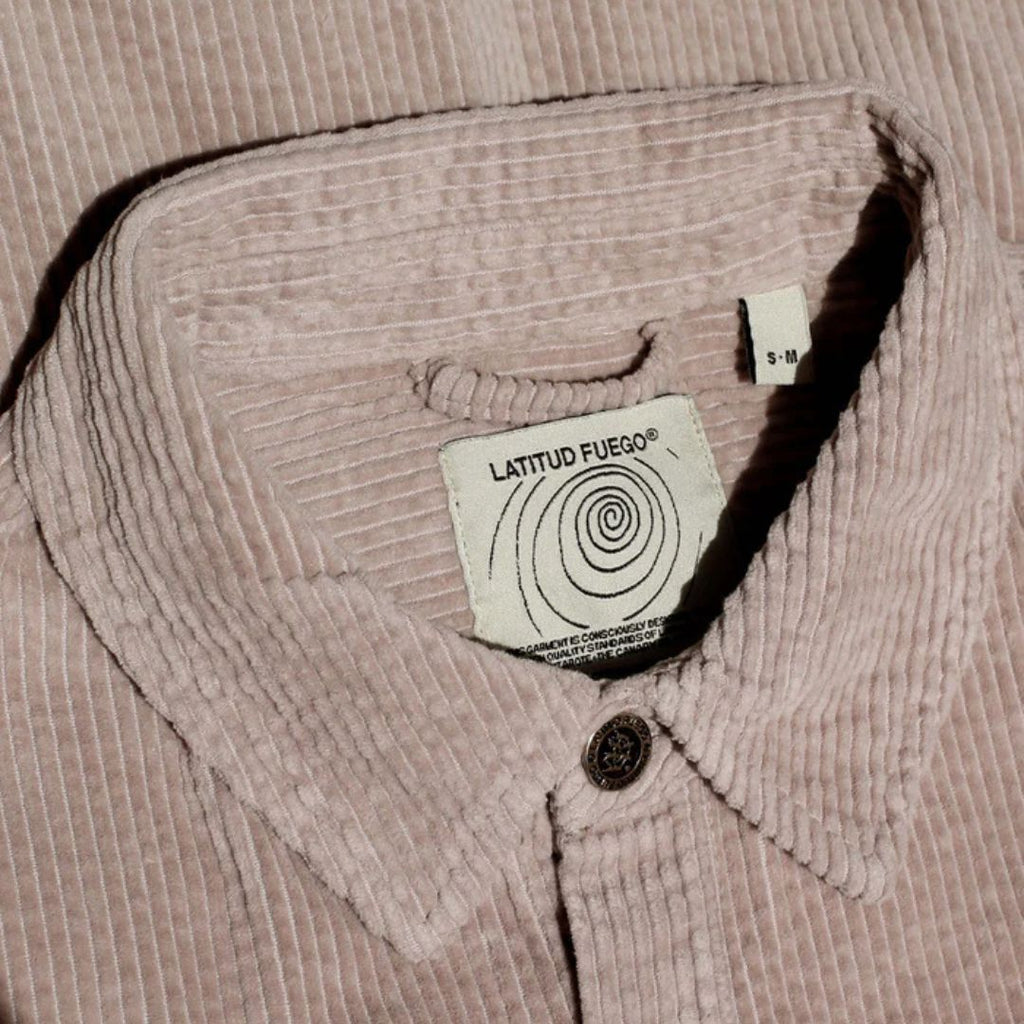Corduroy Long Sleeve Shirt Jacket - Topo