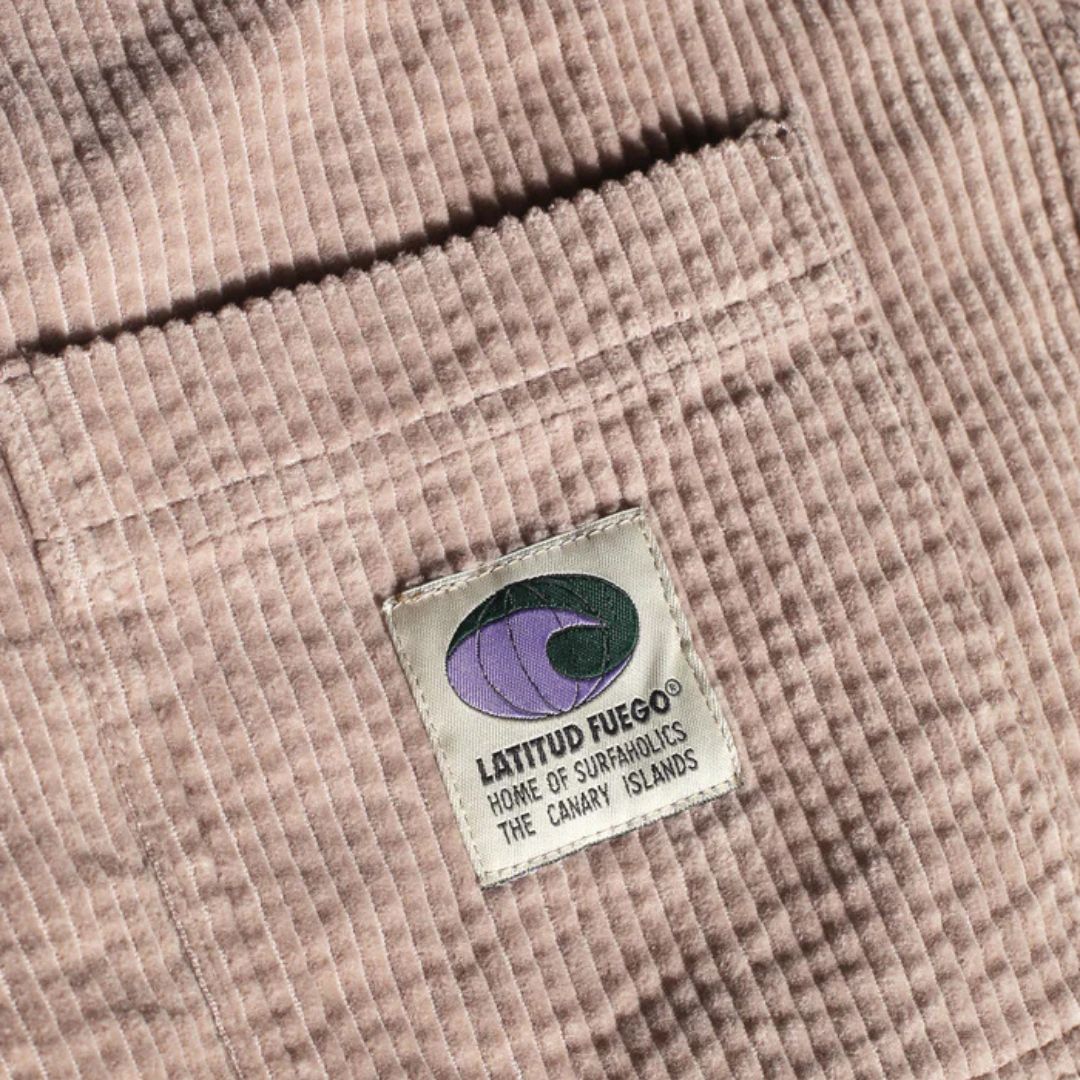 Latitud Fuego Corduroy Long Sleeve Shirt Jacket - Topo