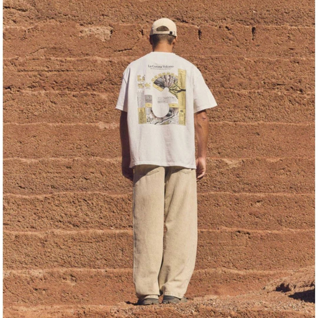 Latitud Fuego Corona T-Shirt White — worn view