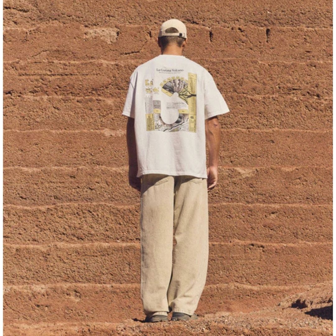 Latitud Fuego Corona T-Shirt White — worn view