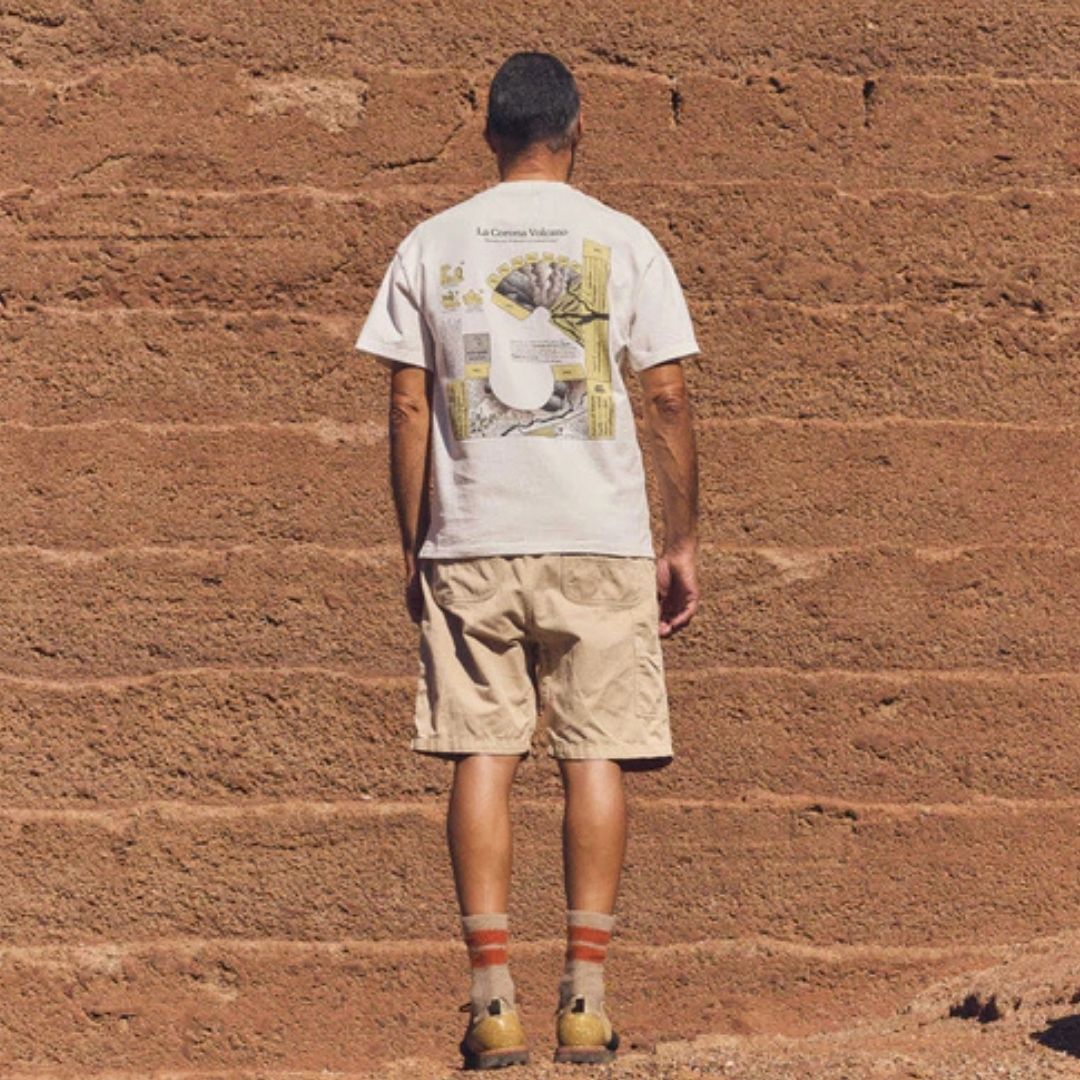 Latitud Fuego Corona T-Shirt White — detail view