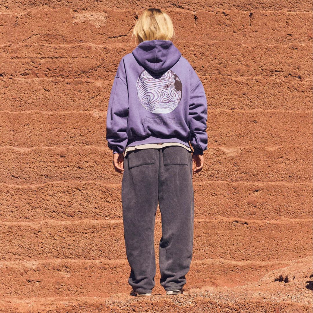 Latitud Fuego Currents Hoodie - Faded Purple