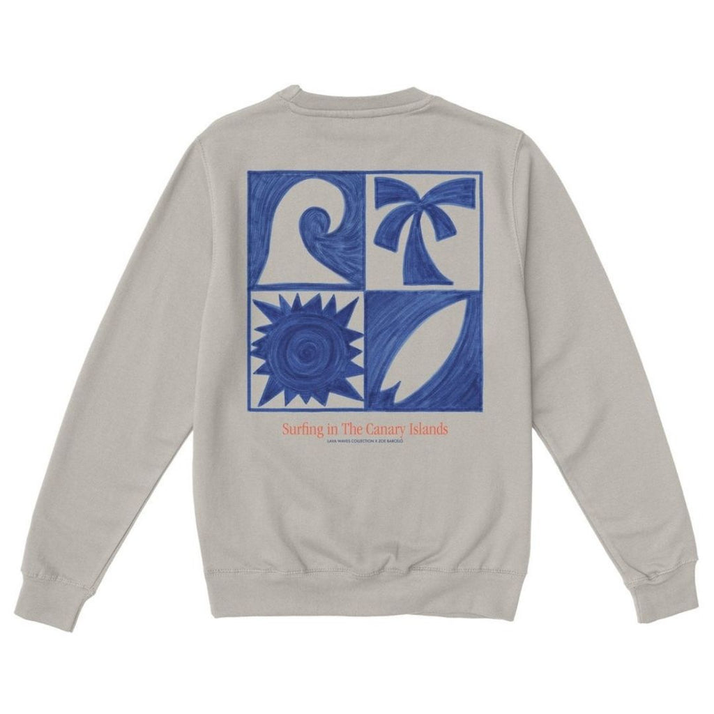 Latitud Fuego Essentials Crew Neck Grey — front view