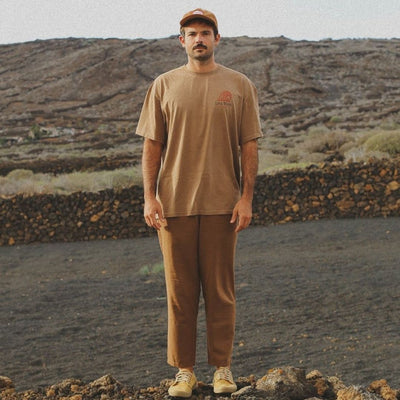 Latitud Fuego Flames T-Shirt - Clay