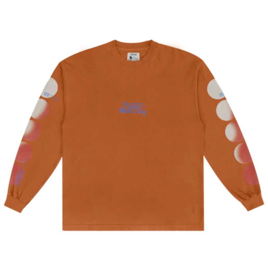 Latitud Fuego Forces of Nature Long Sleeve T-Shirt Roasted Orange — front view