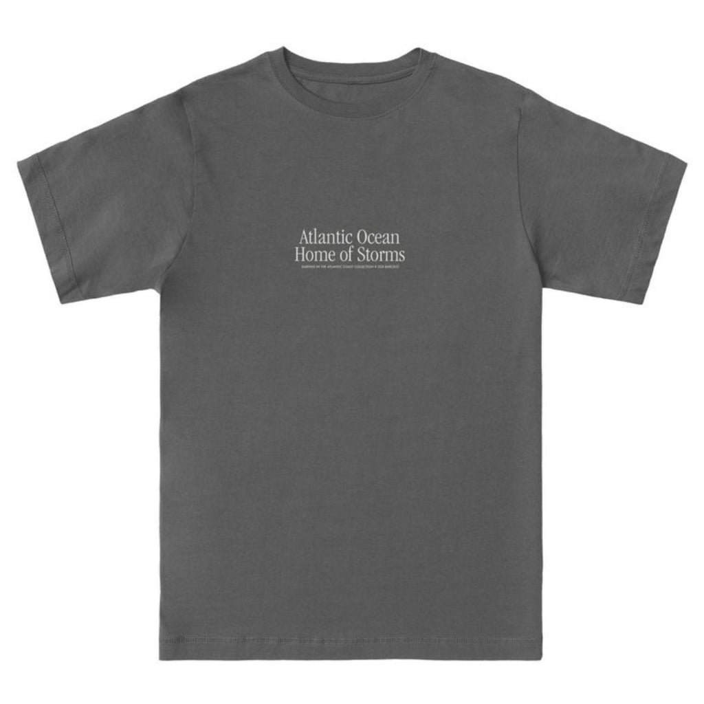 Latitud Fuego Home of Storms T-Shirt Washed Black — back view