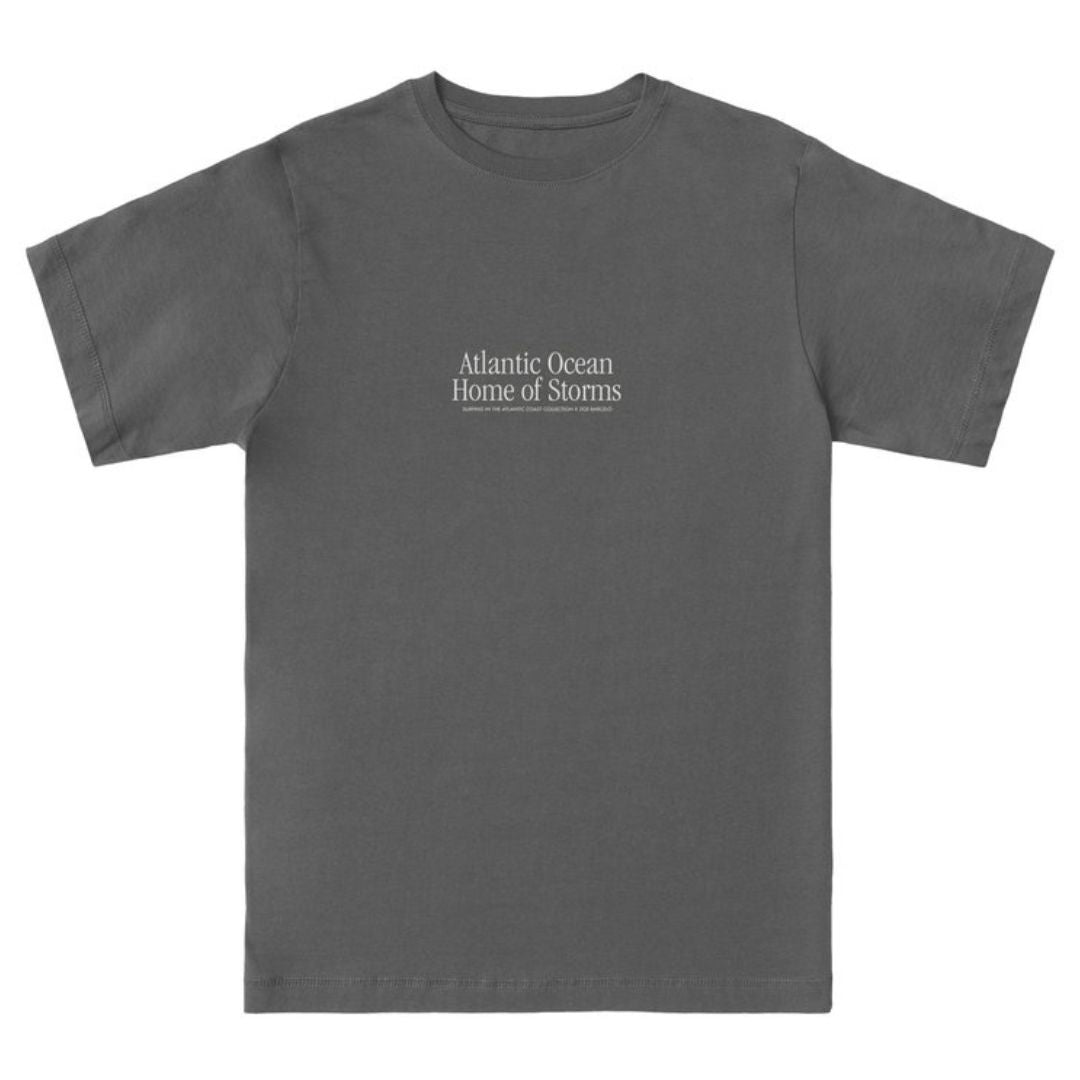 Latitud Fuego Home of Storms T-Shirt Washed Black — back view