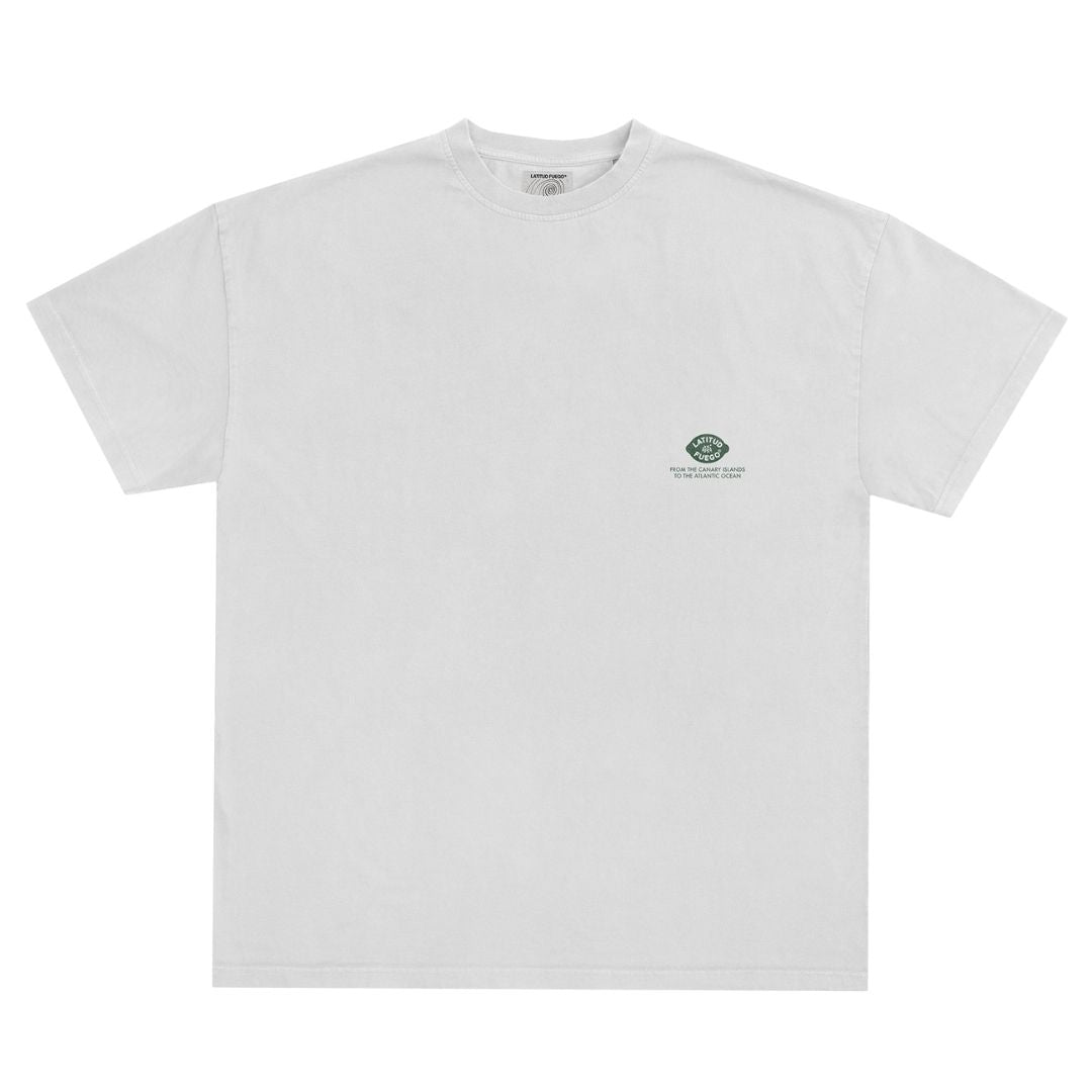 Latitud Fuego Lemon T-Shirt White — back view