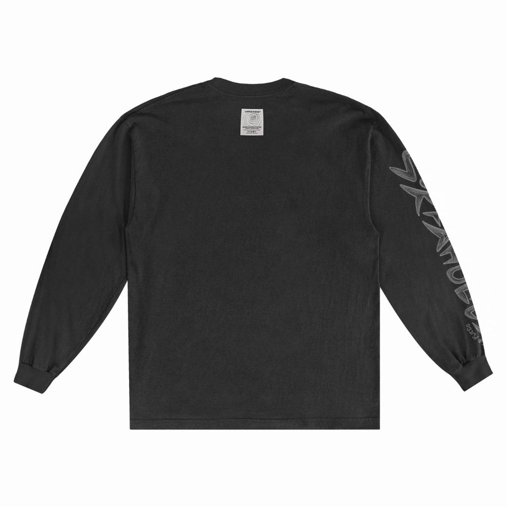 Latitud Fuego Long Sleeve T-Shirt Black — back view