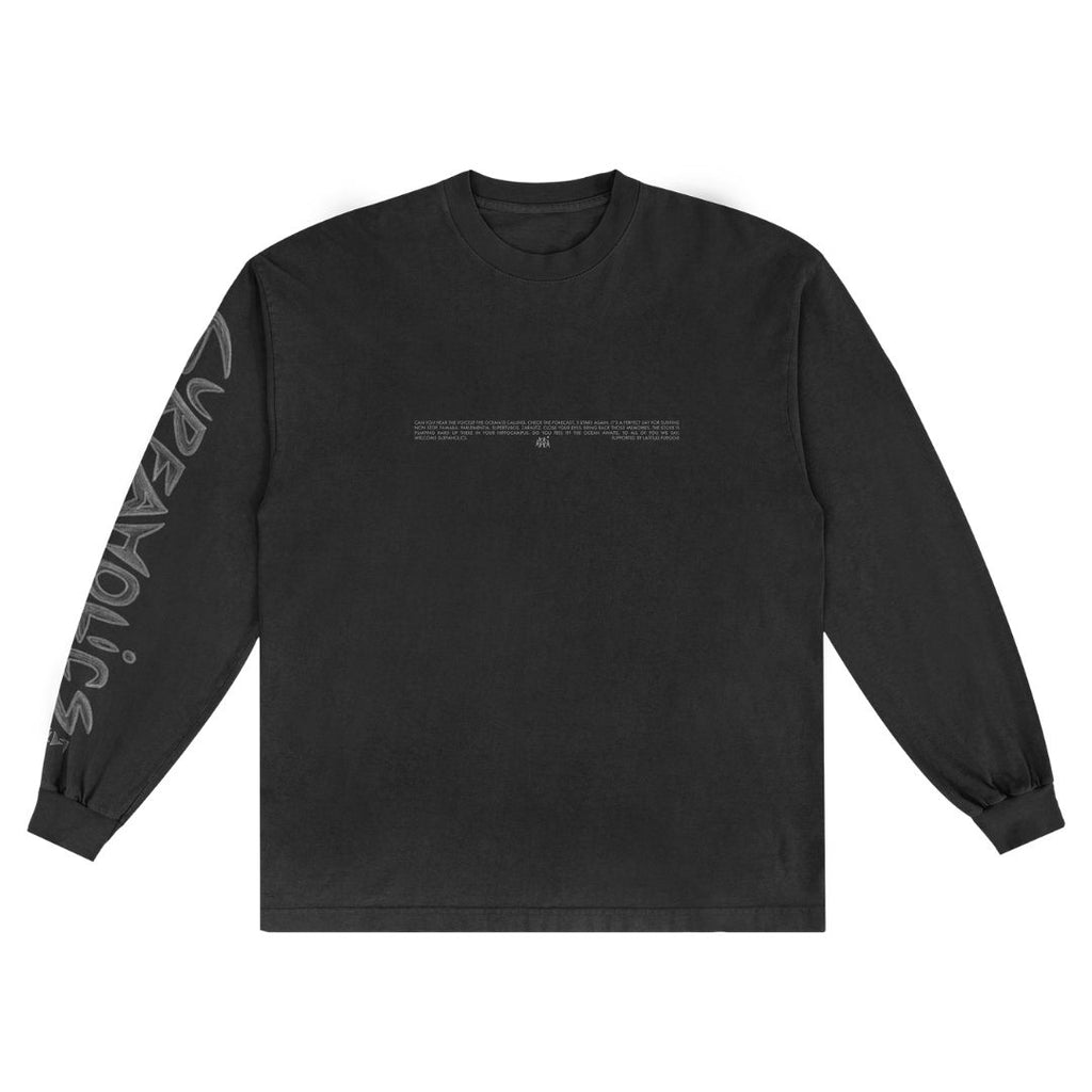 Latitud Fuego Long Sleeve T-Shirt Black — front view