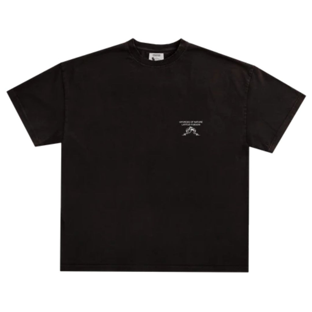 Latitud Fuego Lucha T-Shirt Black Brown — back view