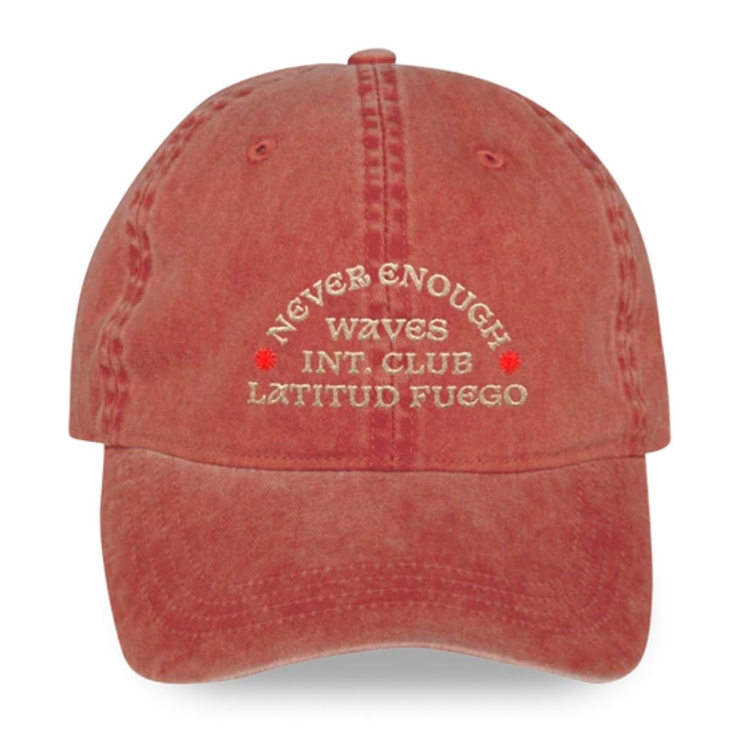 Latitud Fuego Never Enough Hat - Red Vintage