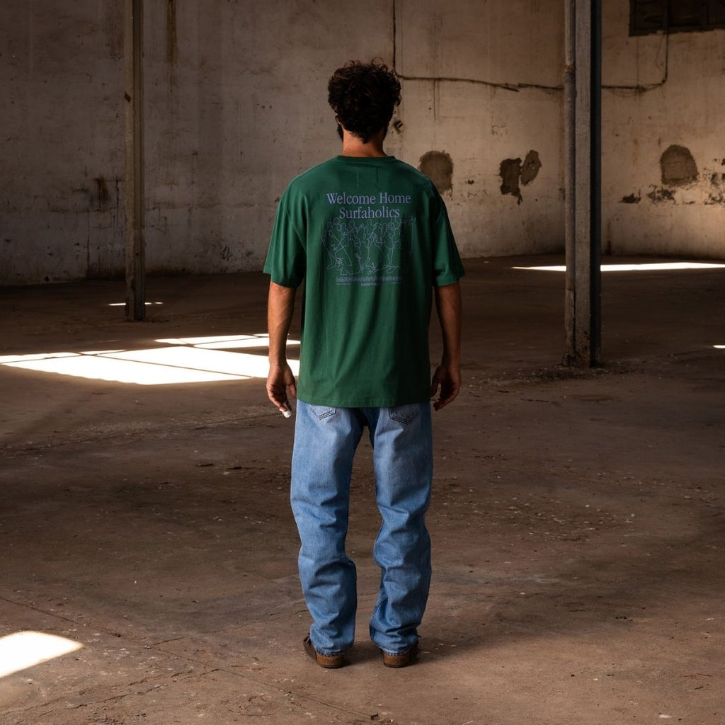Latitud Fuego Not Alone T-Shirt Green — detail view