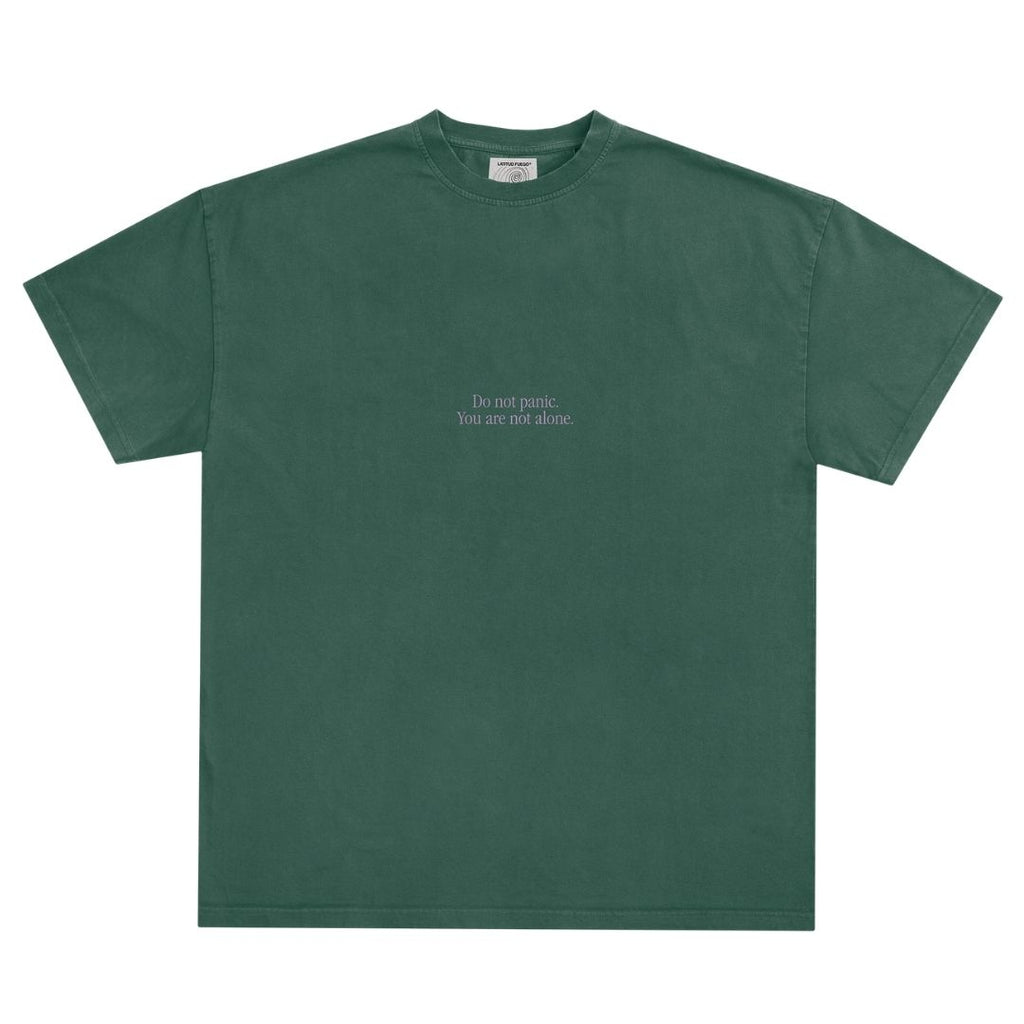 Latitud Fuego Not Alone T-Shirt Green — back view