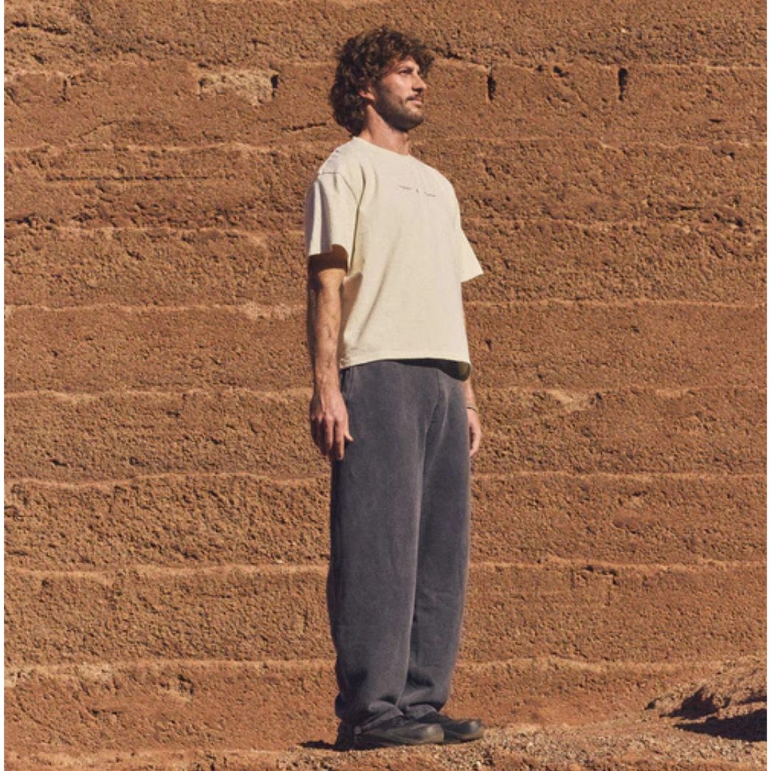 Latitud Fuego Palmera T-Shirt - Ecru