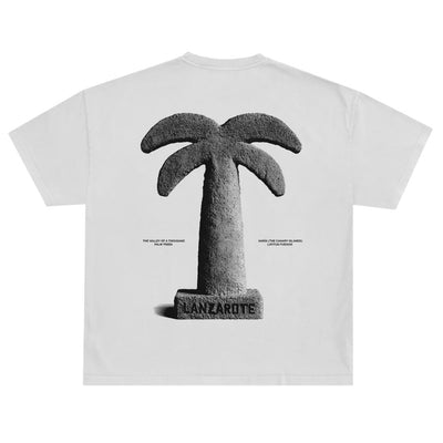 Latitud Fuego Palmera T-Shirt - Ecru