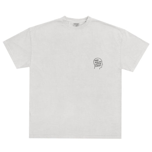 Latitud Fuego Stamps T-Shirt Ecru — back view