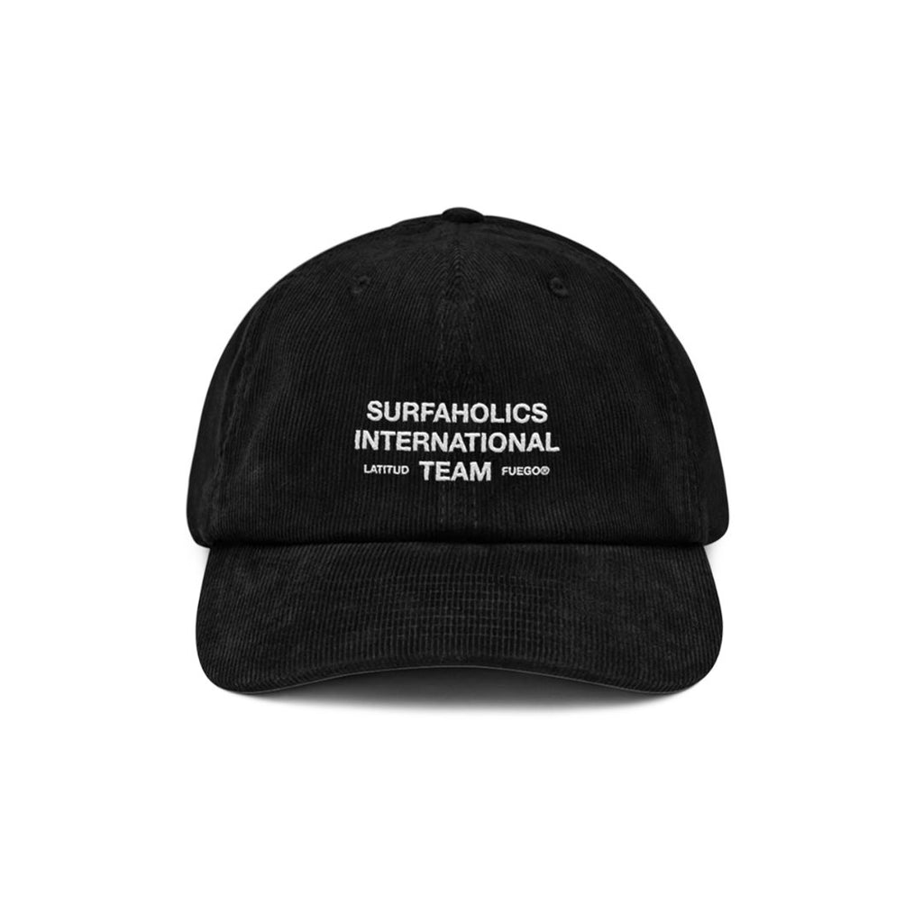 Latitud Fuego Surfaholics Corduroy Hat Black — side view