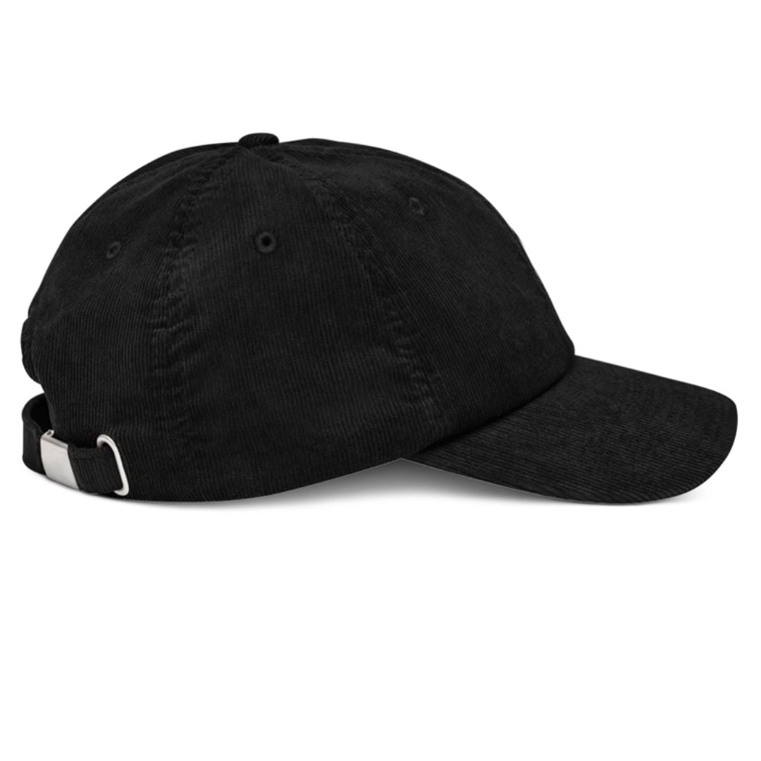 Latitud Fuego Surfaholics Corduroy Hat Black — lifestyle shot