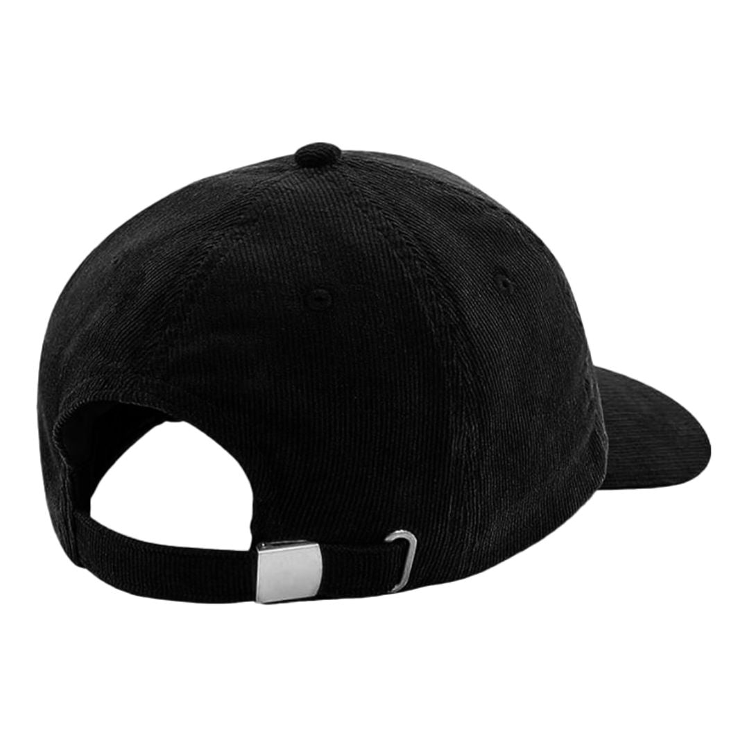 Latitud Fuego Surfaholics Corduroy Hat Black — detail view