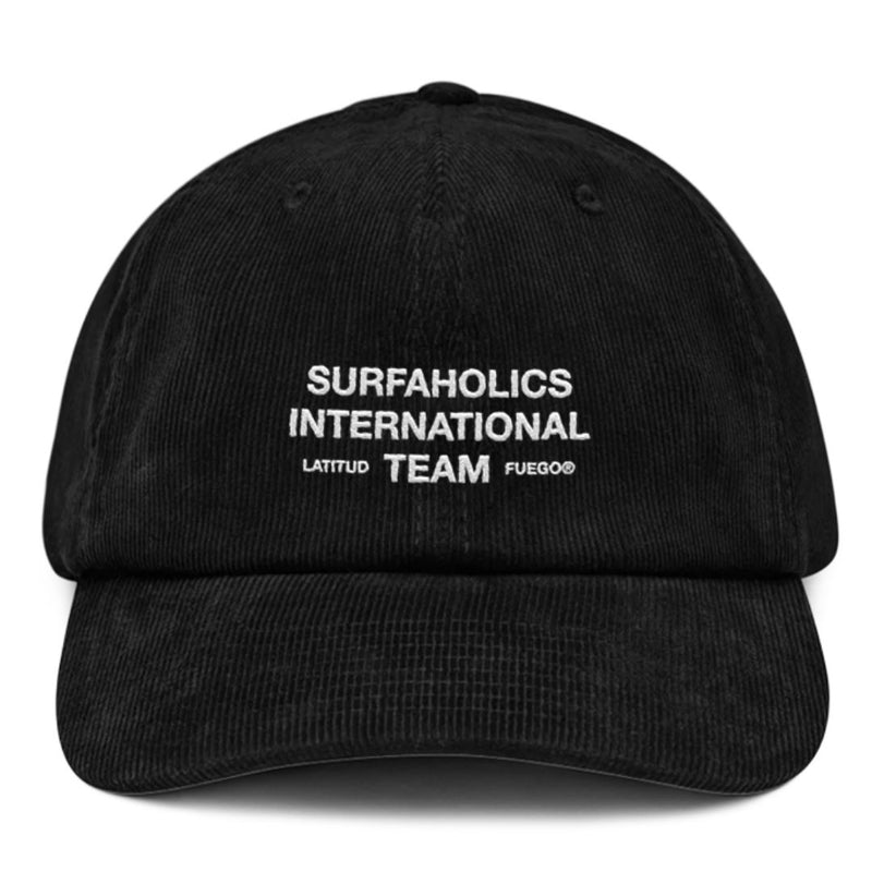 Surfaholics Corduroy Hat - Black