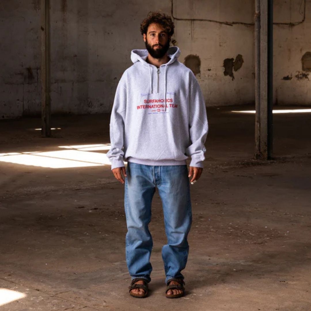 Latitud Fuego Team Hoodie - Grey Melange