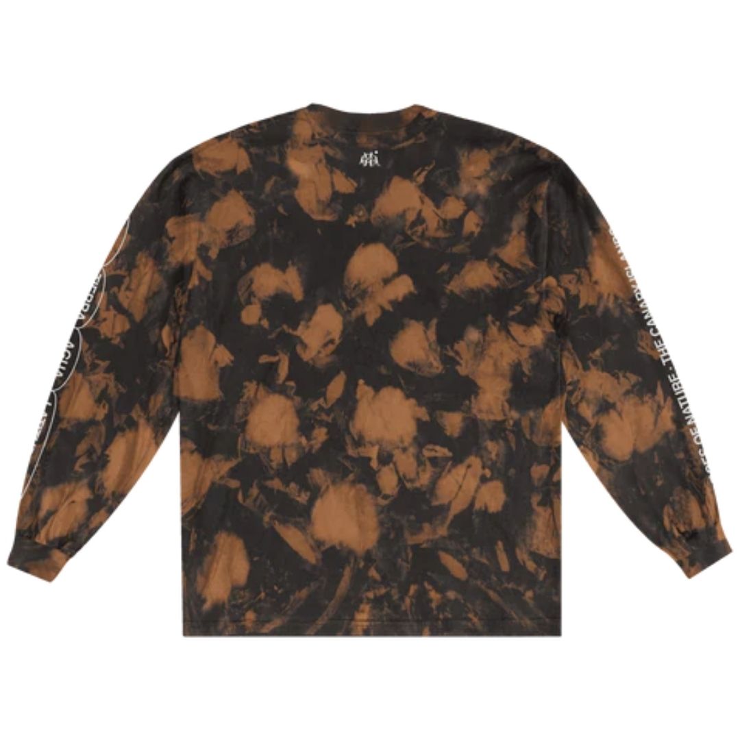 Latitud Fuego Tie Dye Long Sleeve T-Shirt Tie Dye — back view