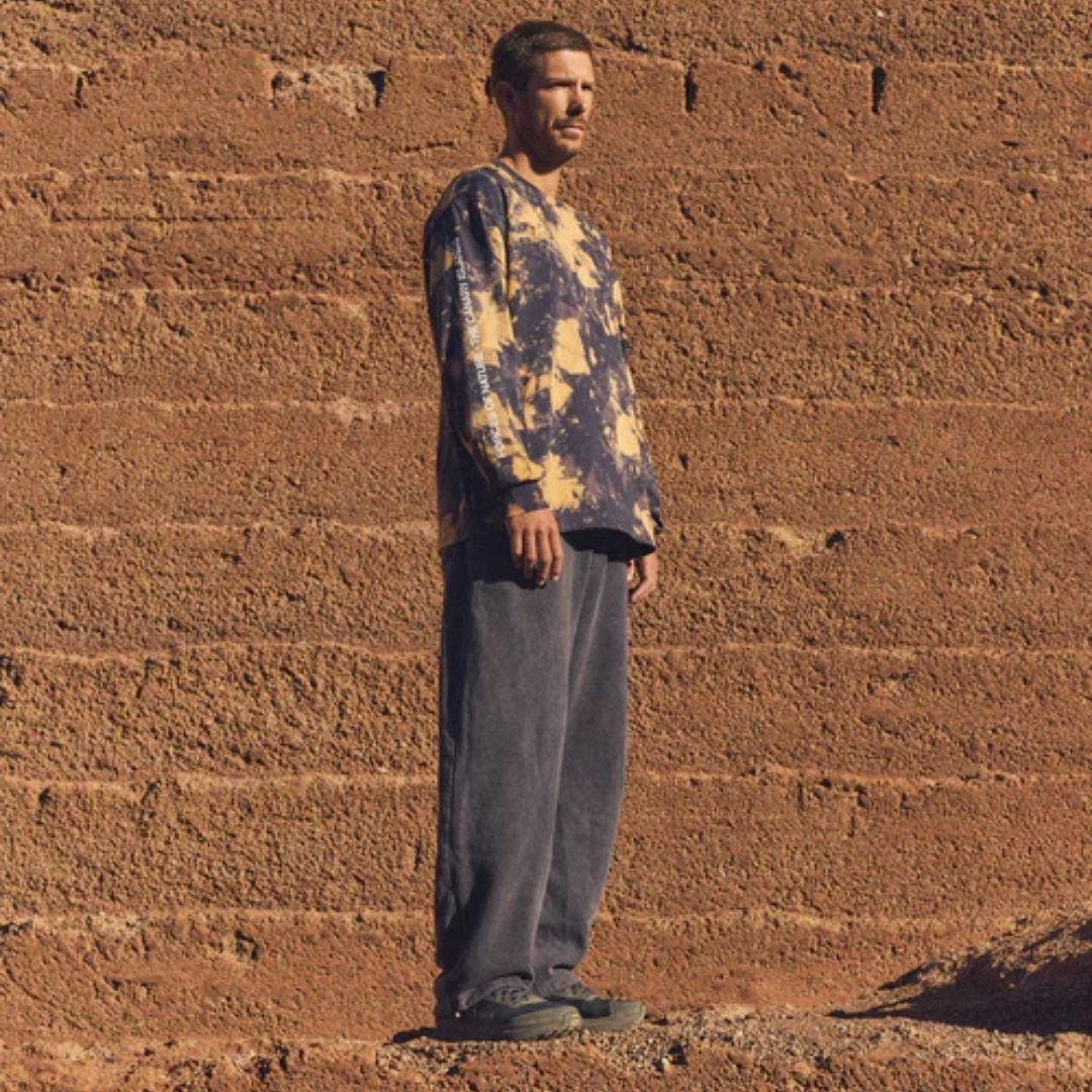 Latitud Fuego Tie Dye Long Sleeve T-Shirt Tie Dye — lifestyle shot