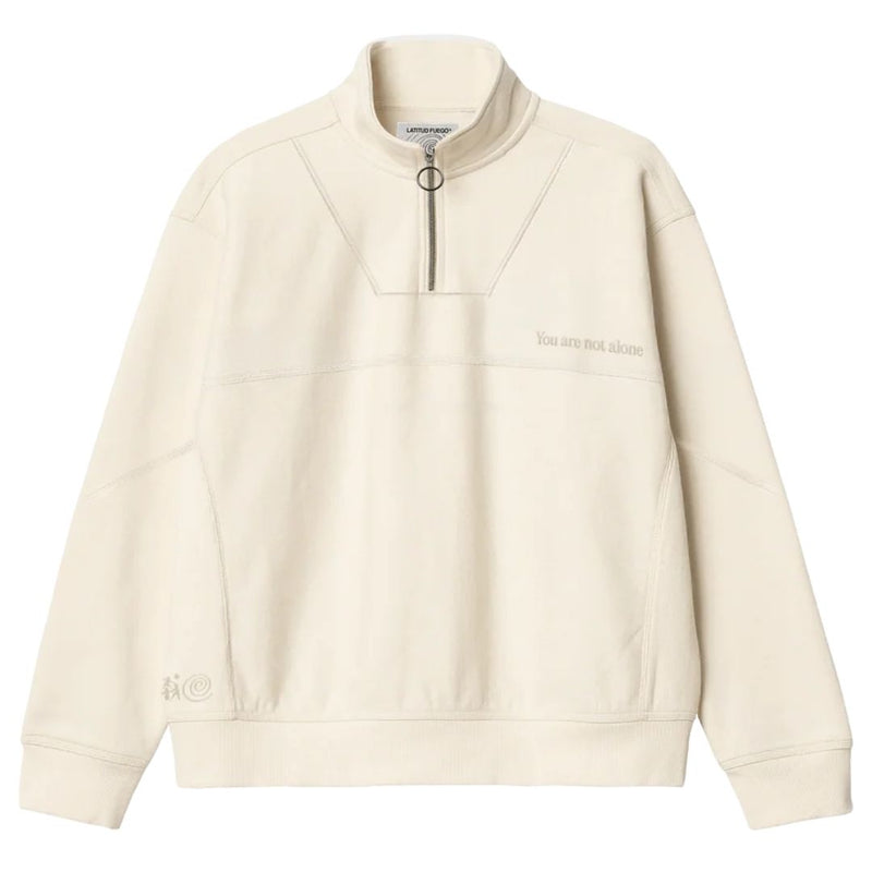 Latitud Fuegeo Vintage Zip Sweater - Beige