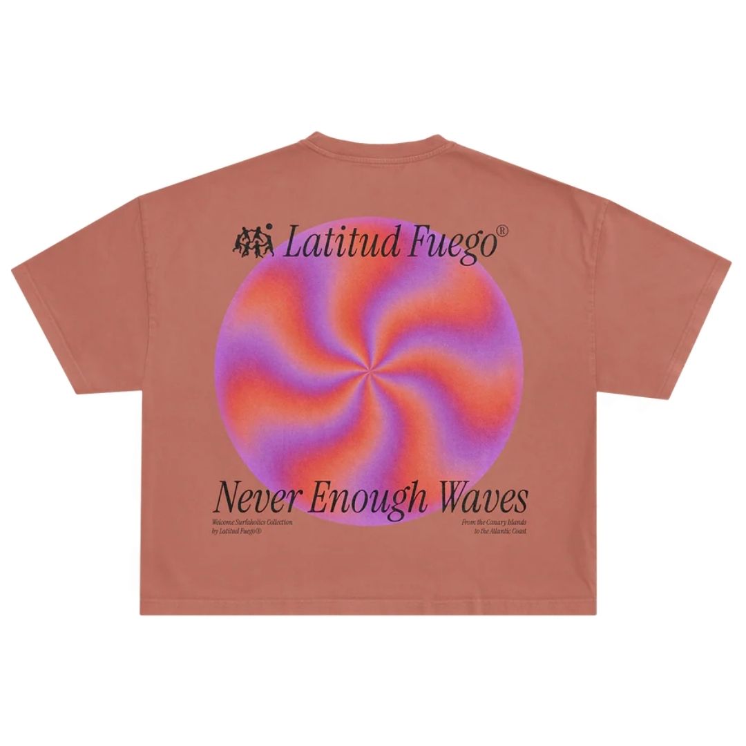 Latitud Fuego Wms Never Enough Cropped T-Shirt Aragon — front view