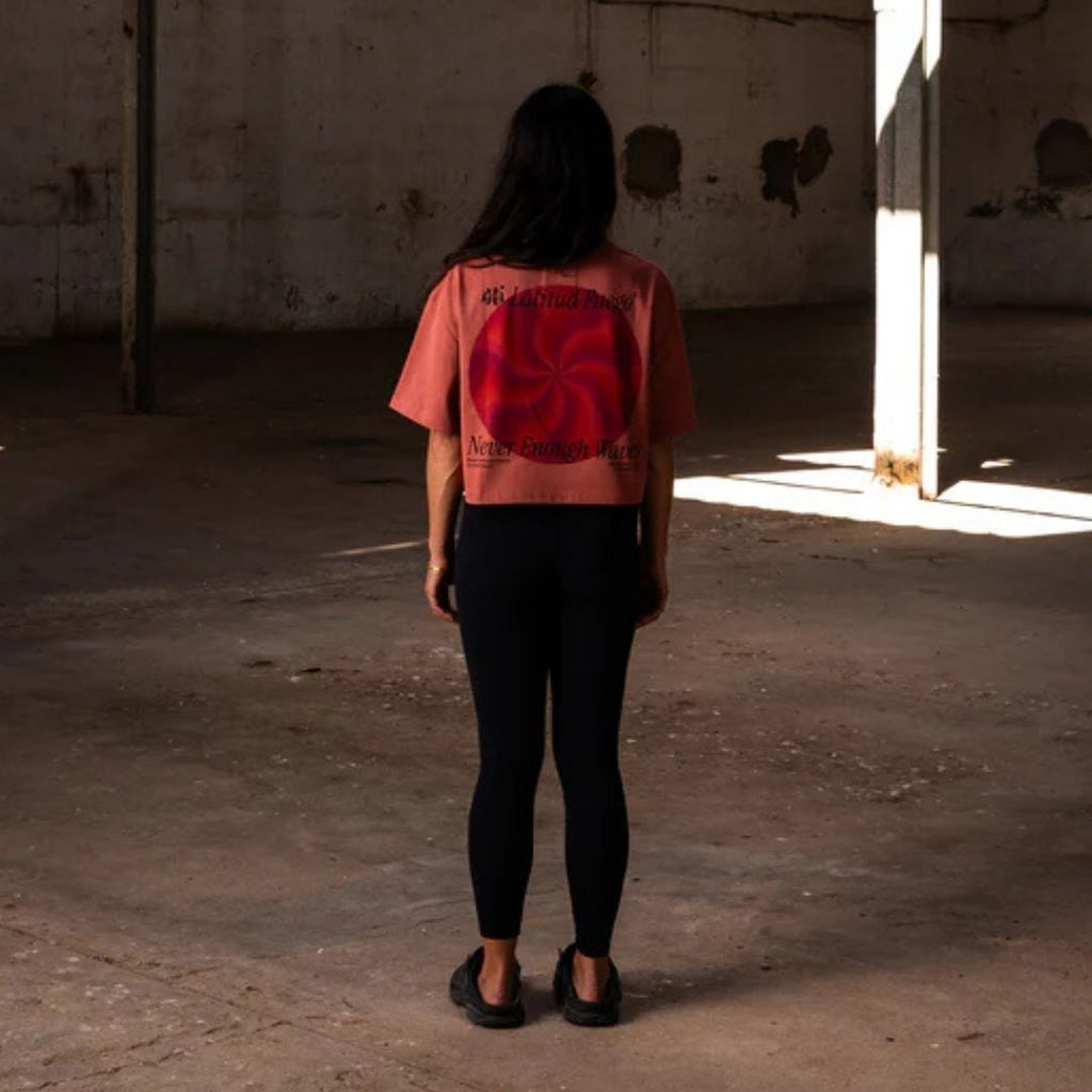 Latitud Fuego Wms Never Enough Cropped T-Shirt Aragon — detail view