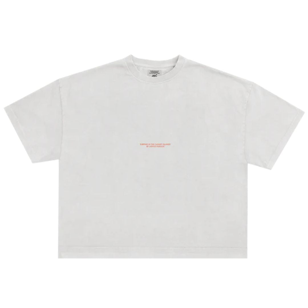 Latitud Fuego Womens Platanos Cropped T-Shirt - Ecru