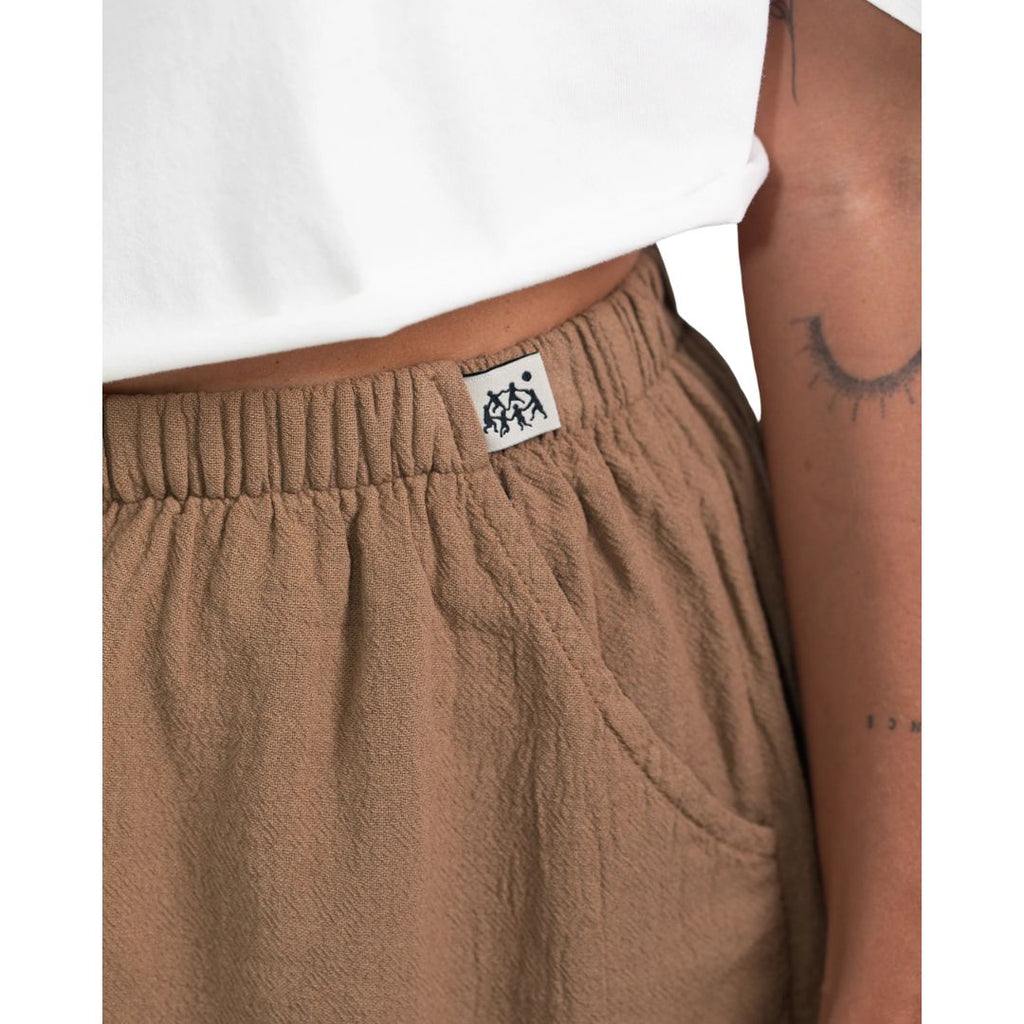 Latitud Fuego Womens LF Shorts Earth — back view