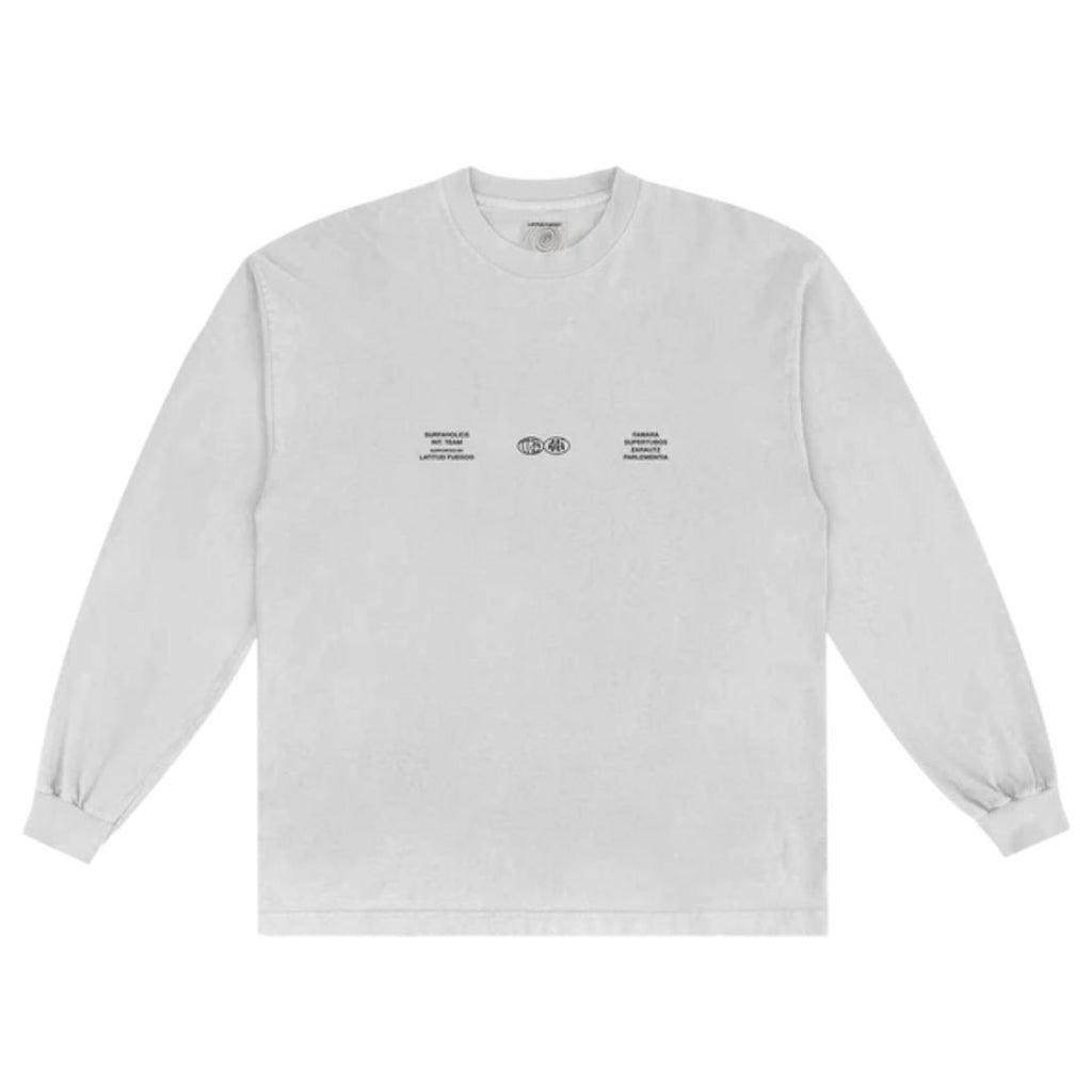 Latitud Fuego World Long Sleeve T-Shirt White — back view