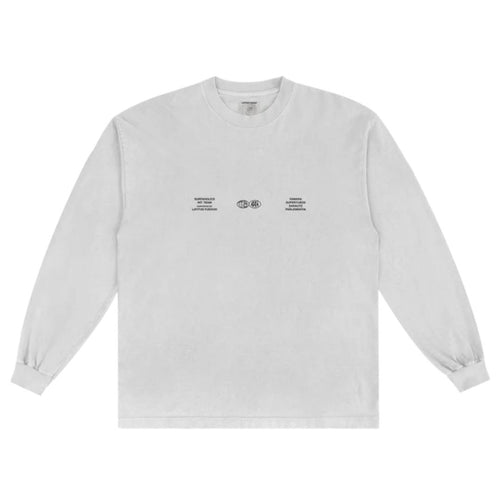 Latitud Fuego World Long Sleeve T-Shirt White — back view