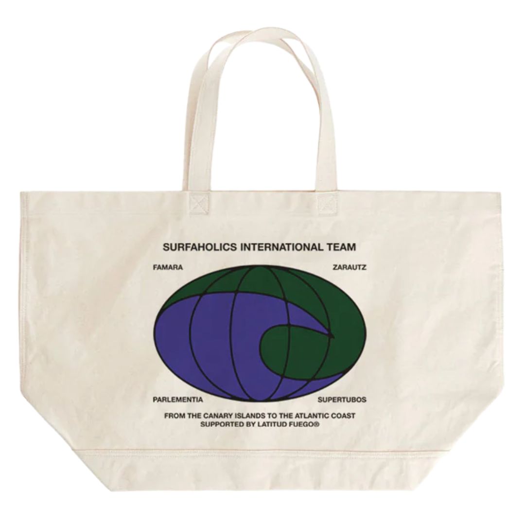 Latitud Fuego World Weekend Bag Ecru — front view