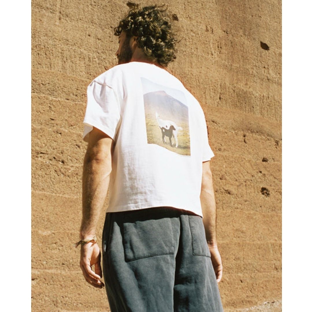 Latitud Fuego Yin Yang T-Shirt - White