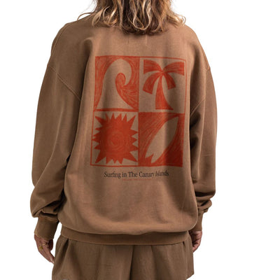 Latitud Fuego Essentials Crew Neck Sweater - Brown