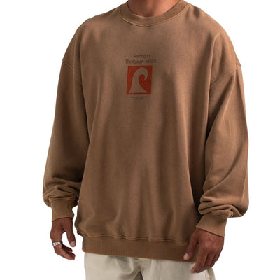 Latitud Fuego Essentials Crew Neck Sweater - Brown