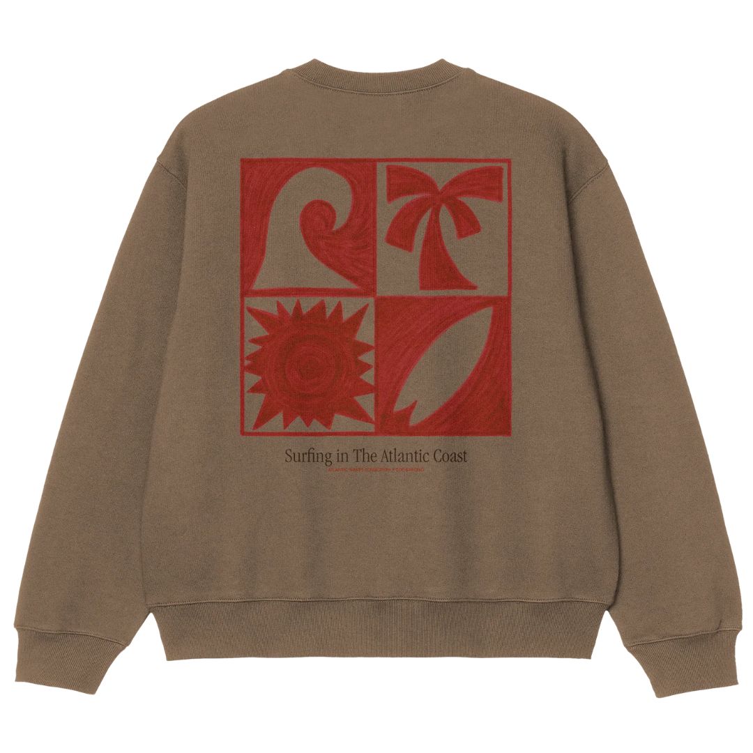 Latitud Fuego Essentials Crew Neck Sweater - Brown